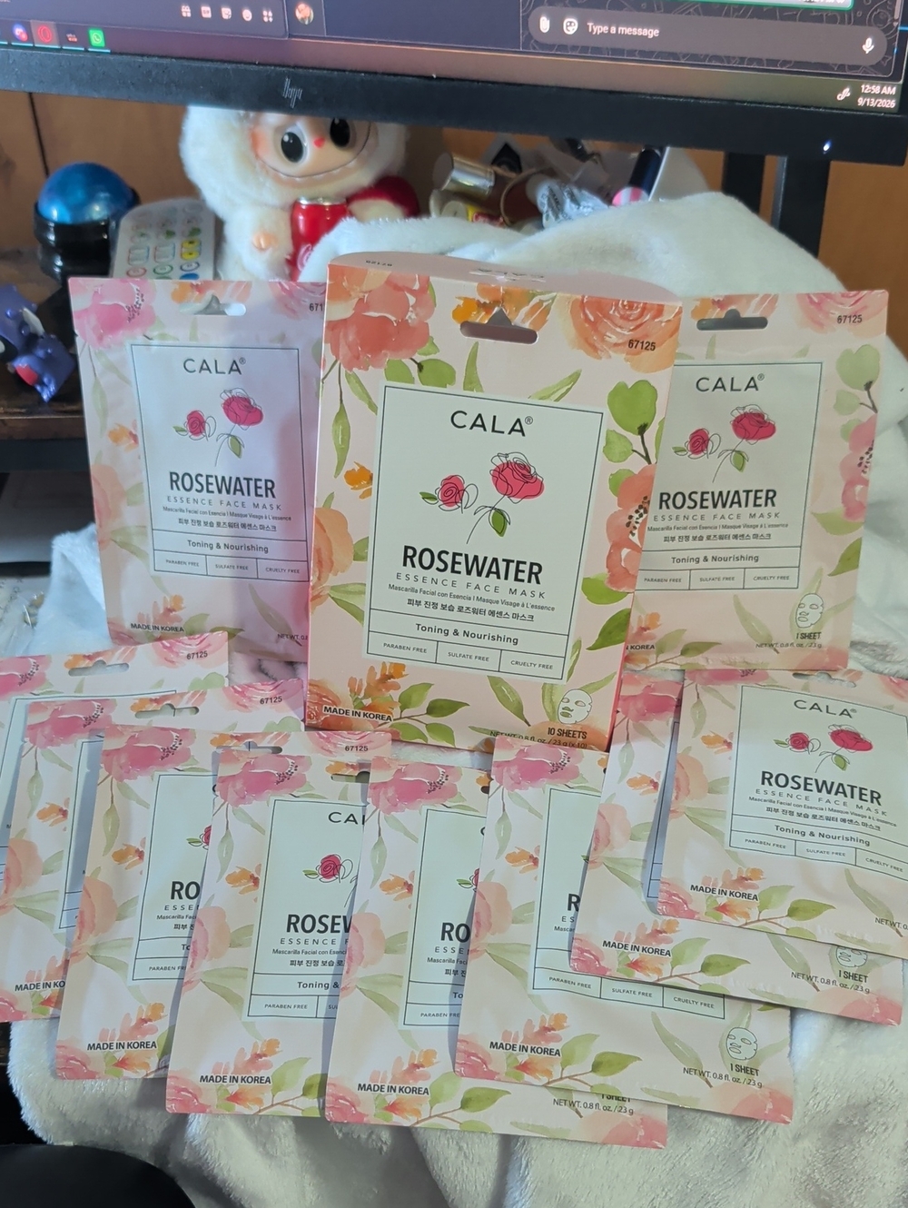 Cala Nourishing Rosewater Essence Face Masks